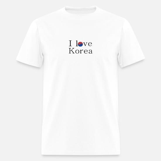 I love Korea' Men's T-Shirt | Spreadshirt